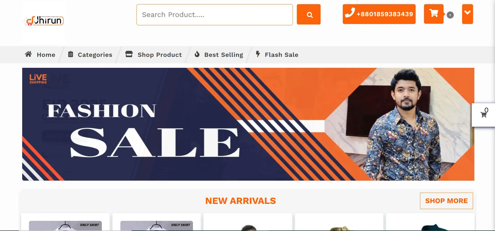 Jhirun Ecommerce